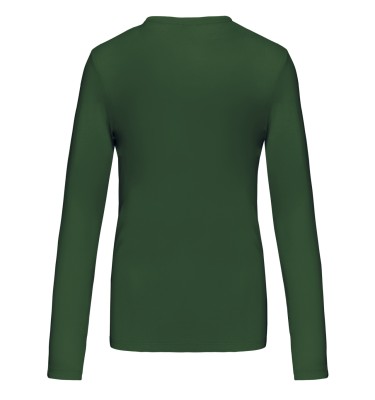 LADIES' LONG-SLEEVED CREW NECK T-SHIRT