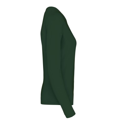 LADIES' LONG-SLEEVED CREW NECK T-SHIRT
