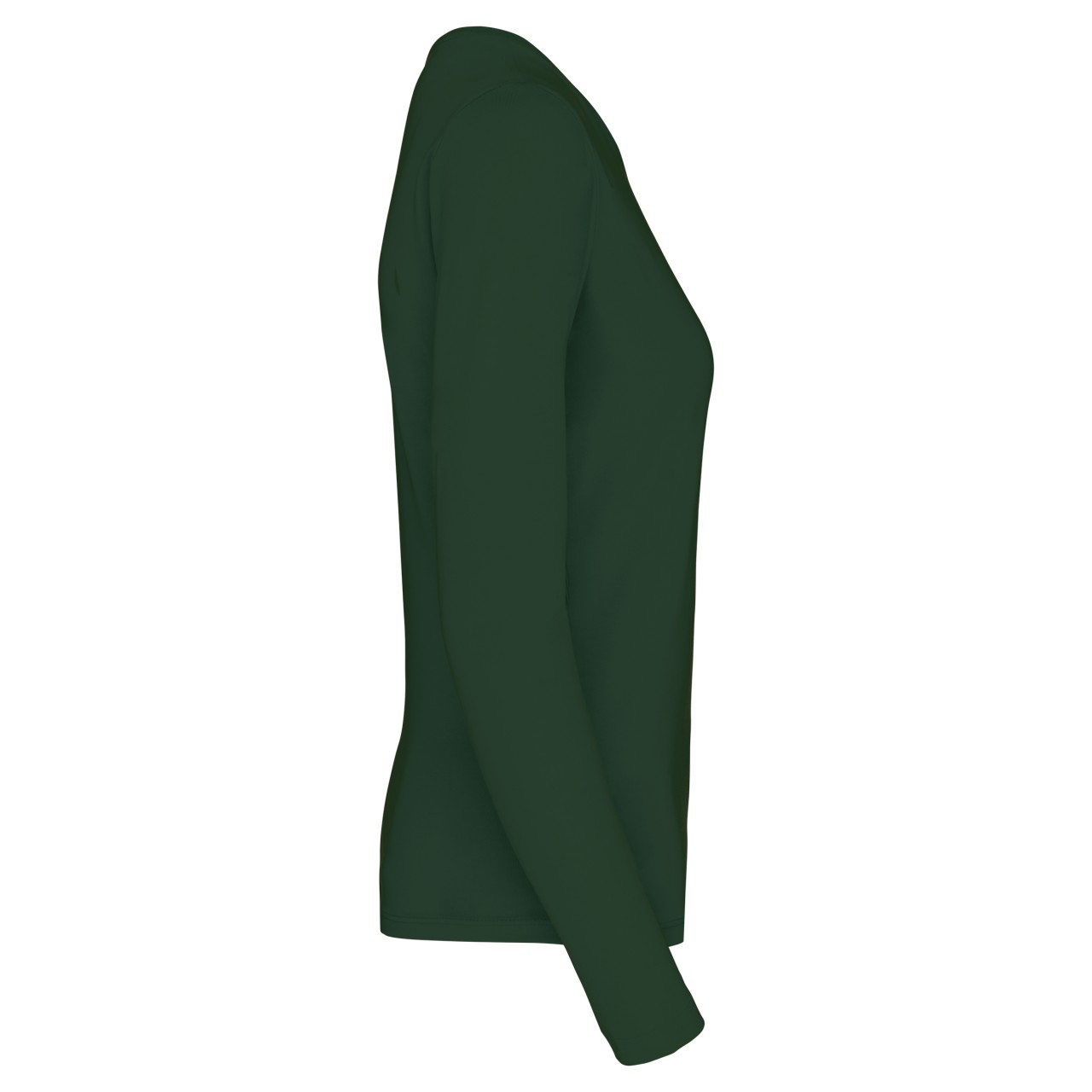 LADIES' LONG-SLEEVED CREW NECK T-SHIRT