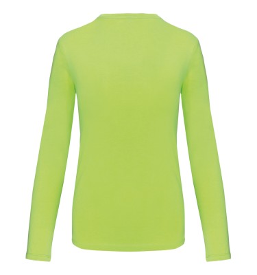 LADIES' LONG-SLEEVED CREW NECK T-SHIRT