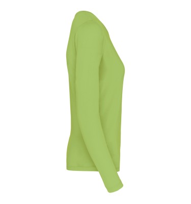 LADIES' LONG-SLEEVED CREW NECK T-SHIRT