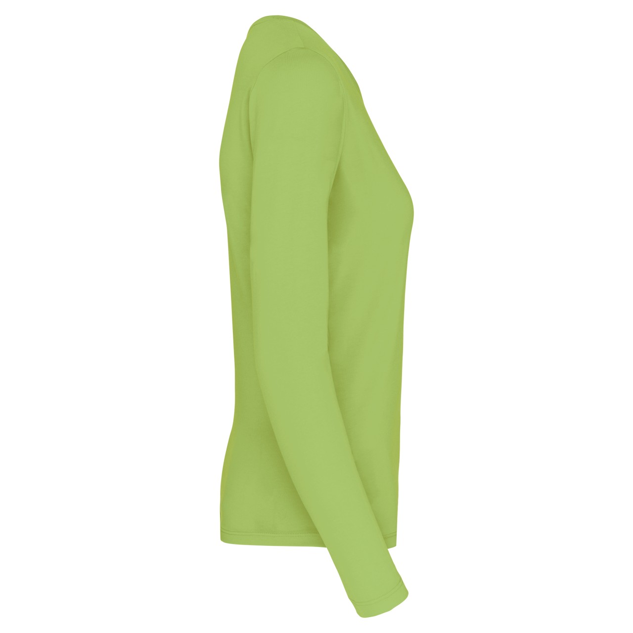 LADIES' LONG-SLEEVED CREW NECK T-SHIRT