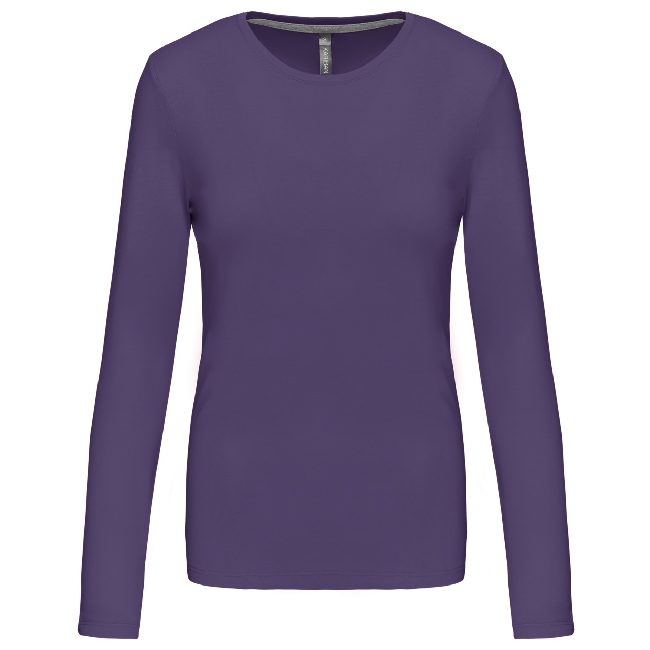 LADIES' LONG-SLEEVED CREW NECK T-SHIRT