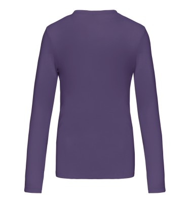LADIES' LONG-SLEEVED CREW NECK T-SHIRT