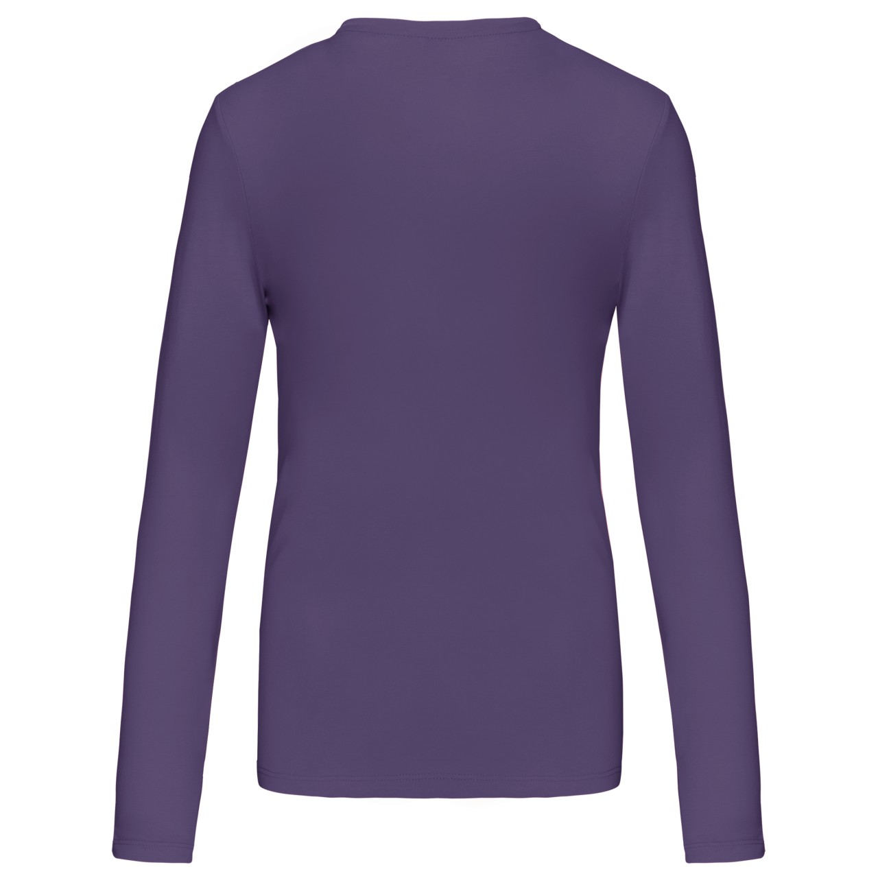 LADIES' LONG-SLEEVED CREW NECK T-SHIRT