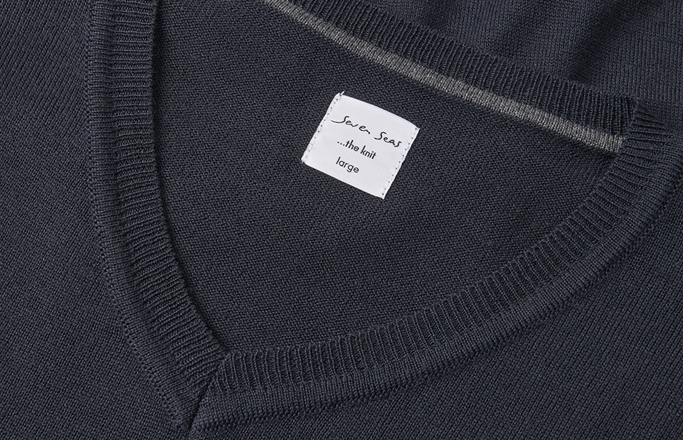 SEVEN SEAS The knit | v-neck