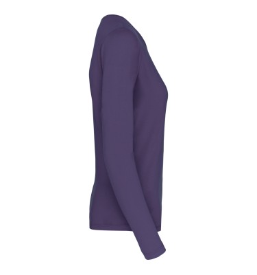 LADIES' LONG-SLEEVED CREW NECK T-SHIRT