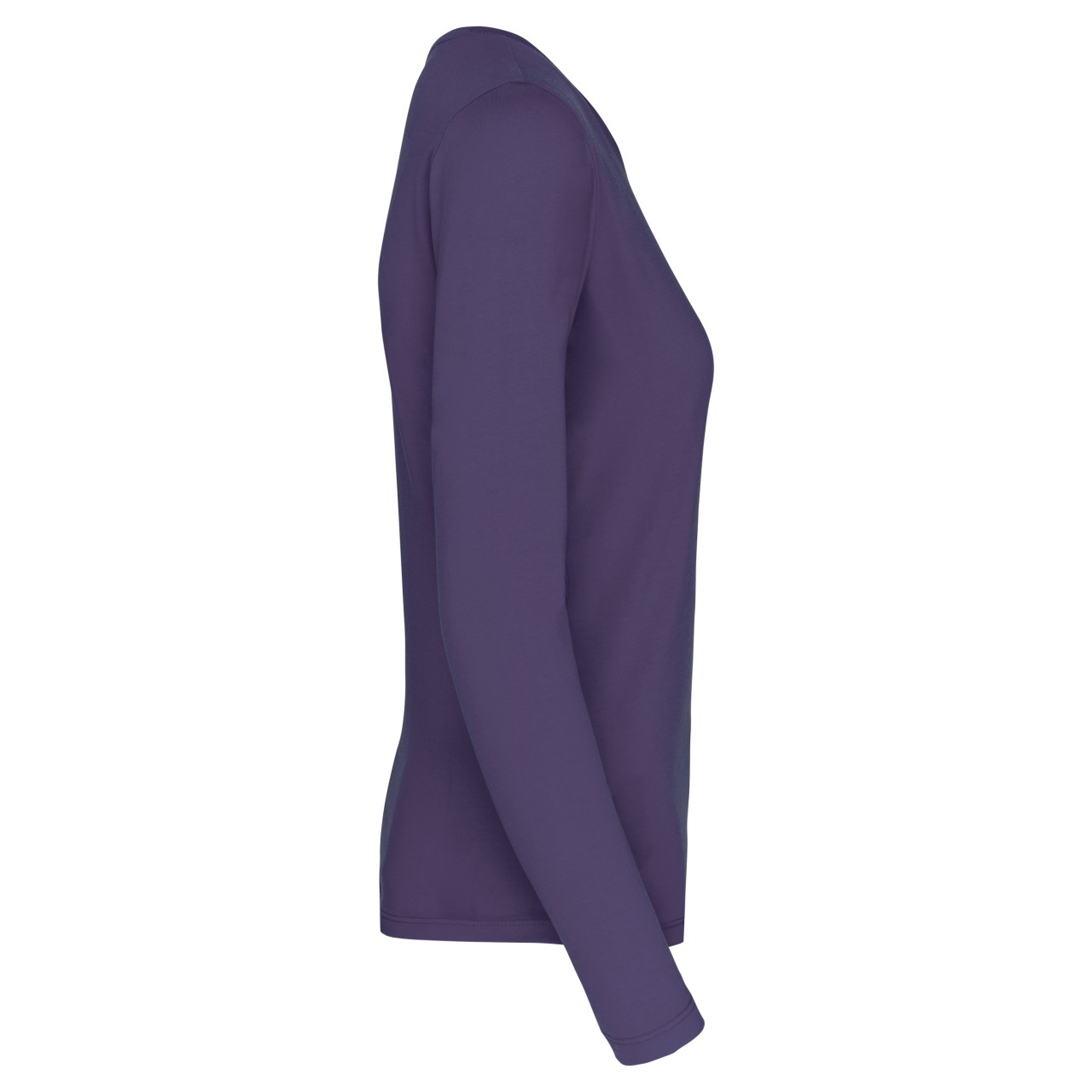 LADIES' LONG-SLEEVED CREW NECK T-SHIRT