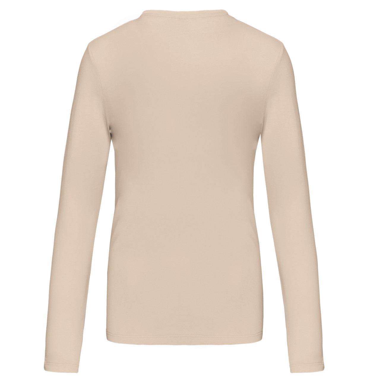 LADIES' LONG-SLEEVED CREW NECK T-SHIRT