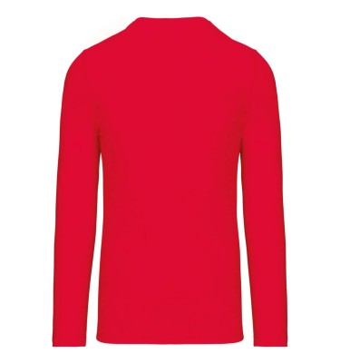 MEN'S LONG-SLEEVED V-NECK T-SHIRT