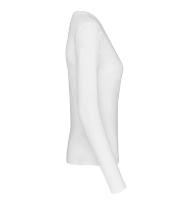 LADIES' LONG-SLEEVED V-NECK T-SHIRT