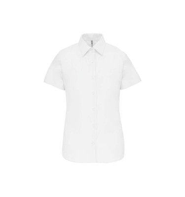 LADIES' SHORT-SLEEVED OXFORD SHIRT