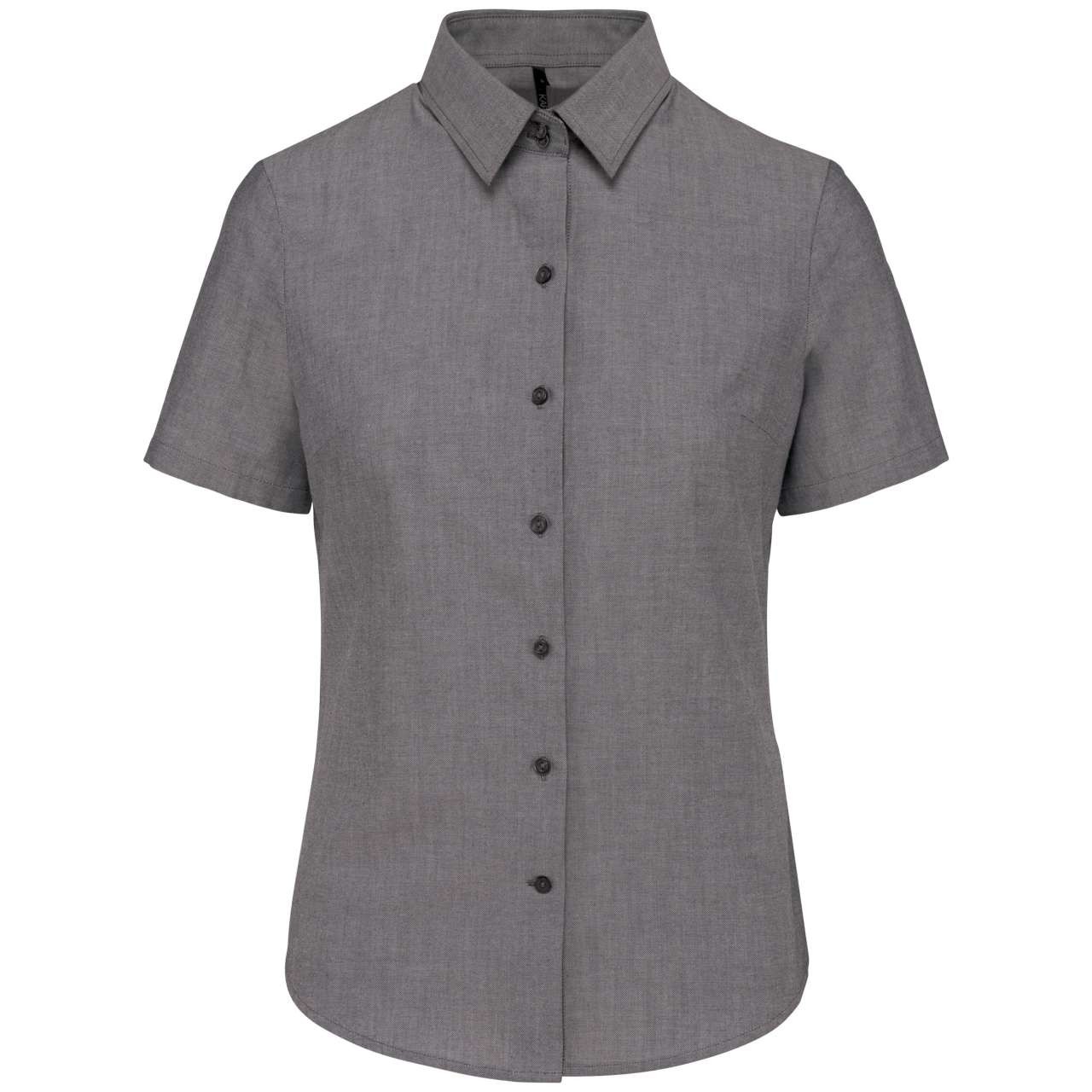 LADIES' SHORT-SLEEVED OXFORD SHIRT