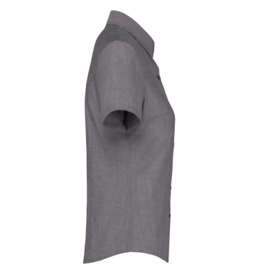 LADIES' SHORT-SLEEVED OXFORD SHIRT