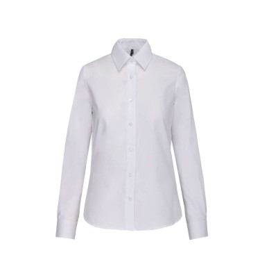 LADIES' LONG-SLEEVED OXFORD SHIRT