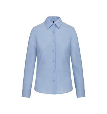 LADIES' LONG-SLEEVED OXFORD SHIRT