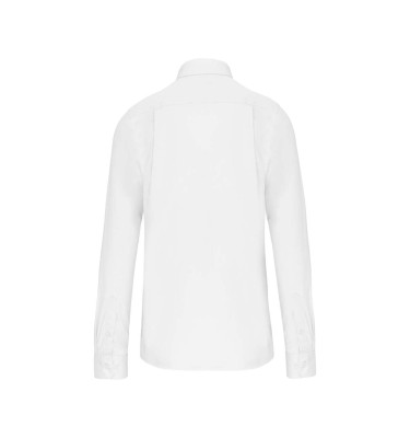 MEN'S LONG-SLEEVED COTTON POPLIN SHIRT