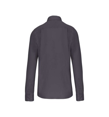 MEN'S LONG-SLEEVED COTTON POPLIN SHIRT