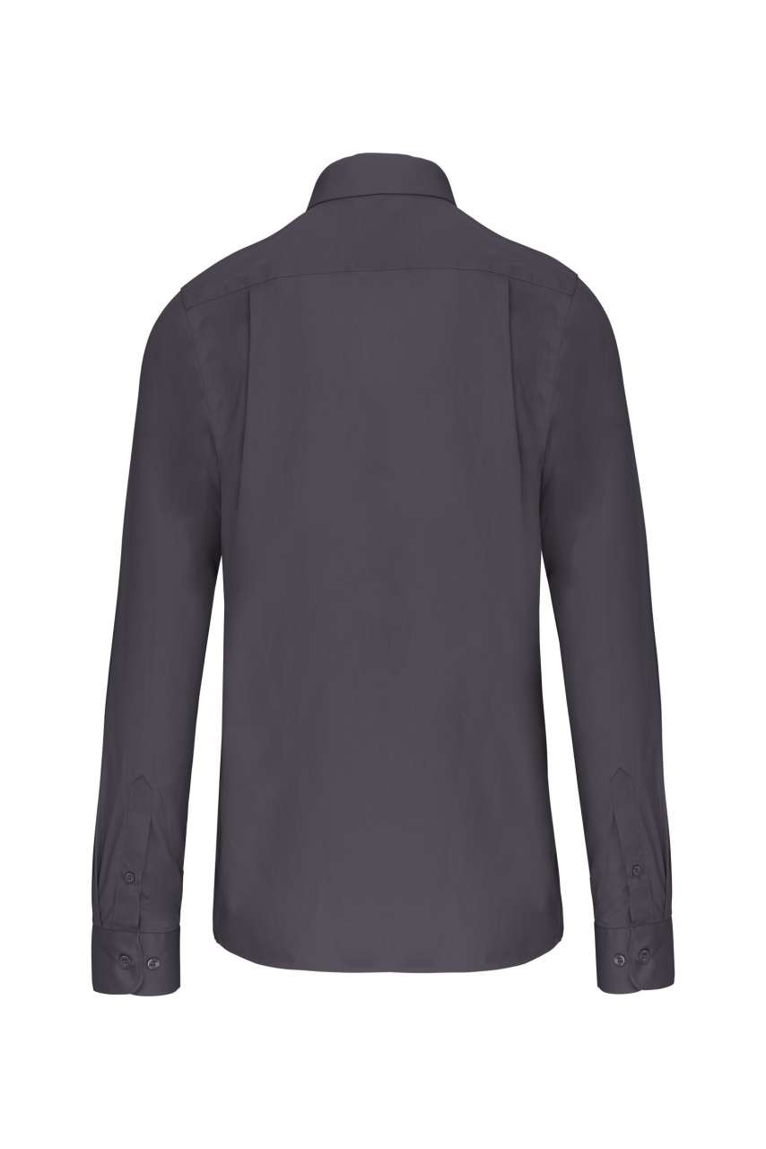 MEN'S LONG-SLEEVED COTTON POPLIN SHIRT