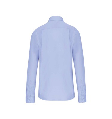 MEN'S LONG-SLEEVED COTTON POPLIN SHIRT