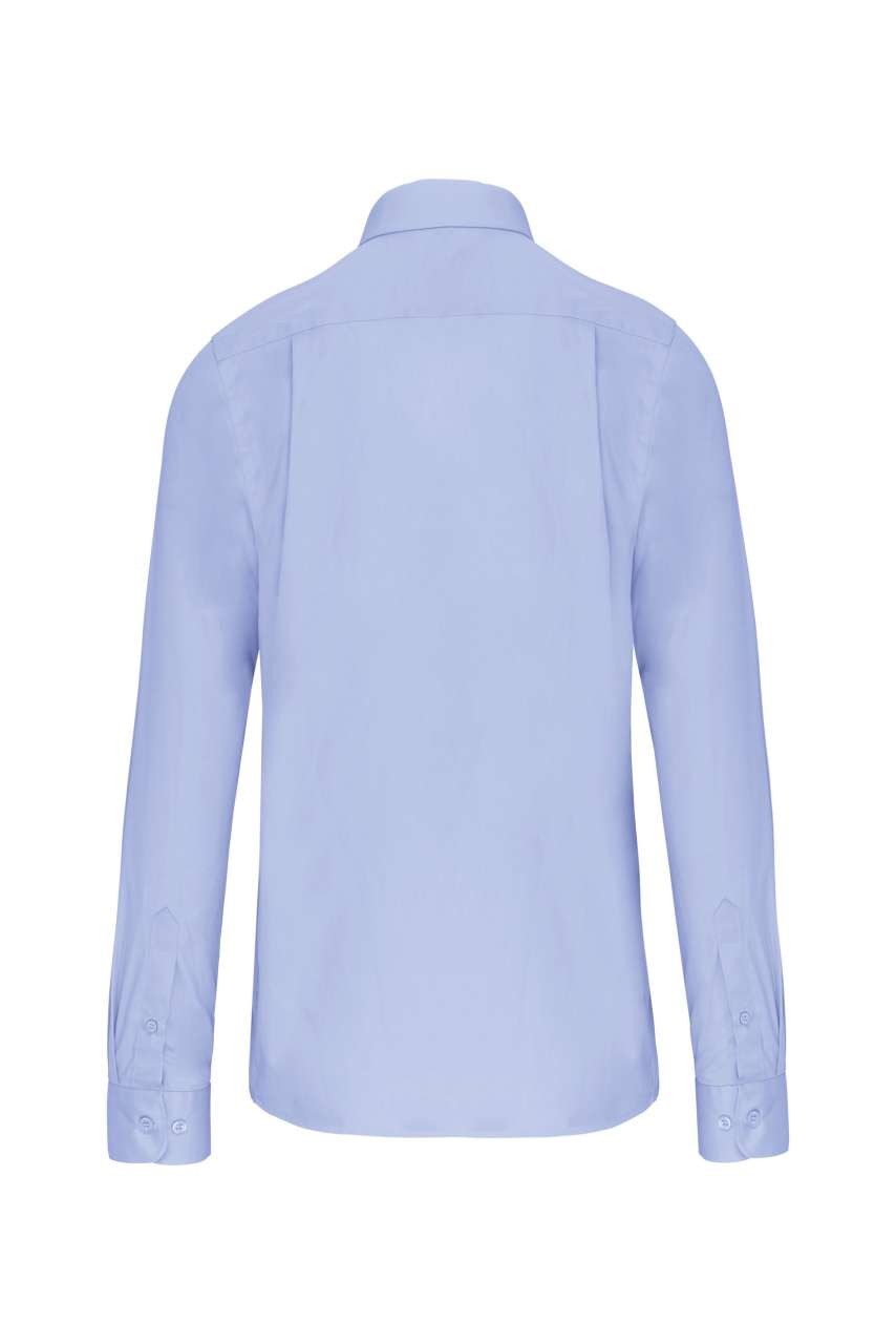 MEN'S LONG-SLEEVED COTTON POPLIN SHIRT