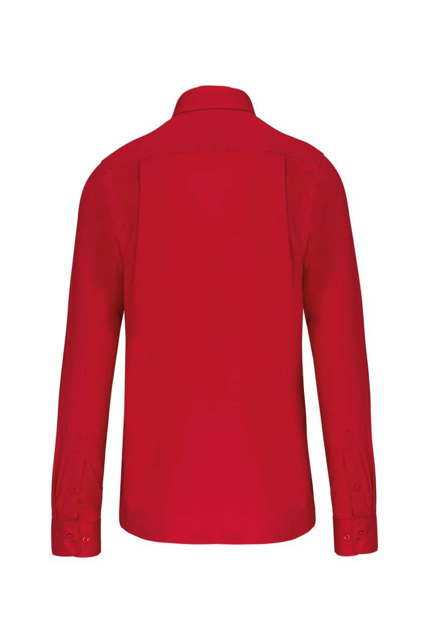 MEN'S LONG-SLEEVED COTTON POPLIN SHIRT