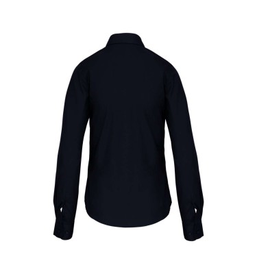 LADIES' LONG-SLEEVED COTTON POPLIN SHIRT
