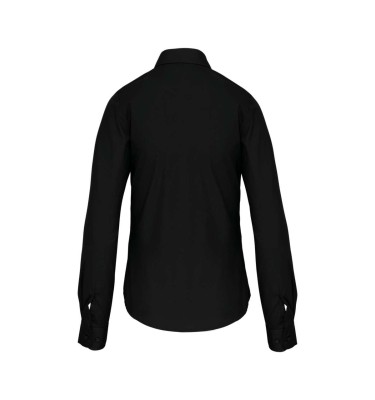 LADIES' LONG-SLEEVED COTTON POPLIN SHIRT