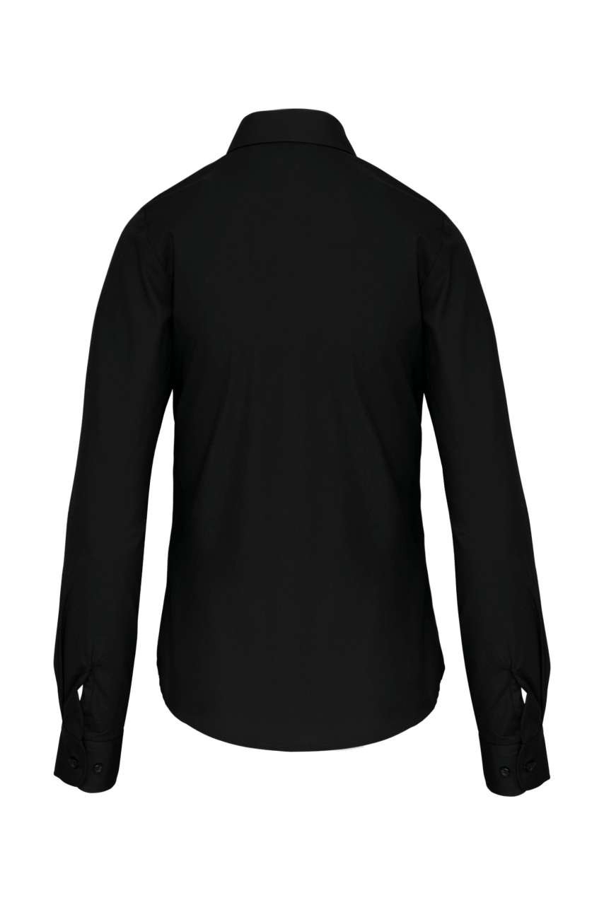 LADIES' LONG-SLEEVED COTTON POPLIN SHIRT