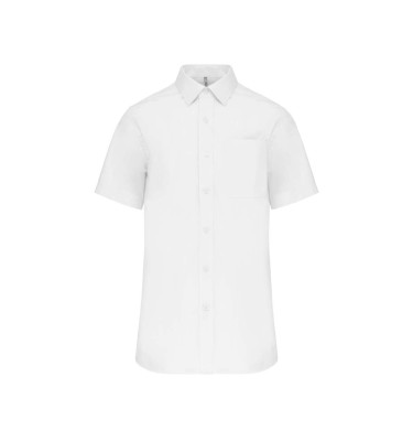MEN'S SHORT-SLEEVED COTTON POPLIN SHIRT