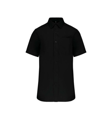 MEN'S SHORT-SLEEVED COTTON POPLIN SHIRT