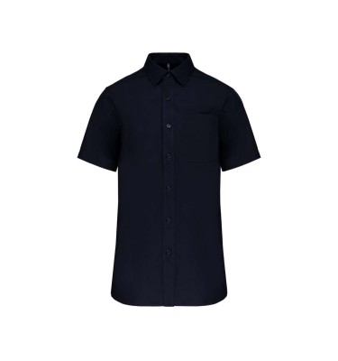 MEN'S SHORT-SLEEVED COTTON POPLIN SHIRT