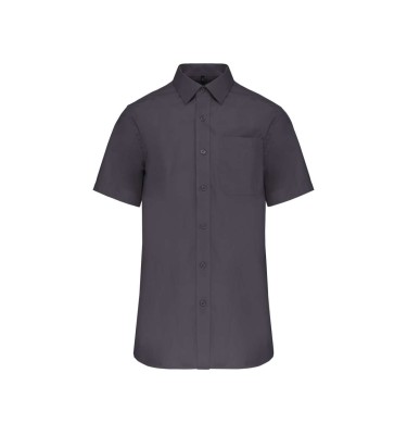 MEN'S SHORT-SLEEVED COTTON POPLIN SHIRT