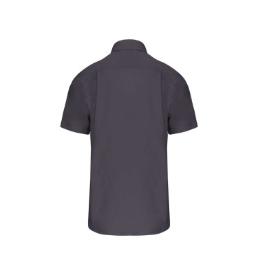 MEN'S SHORT-SLEEVED COTTON POPLIN SHIRT