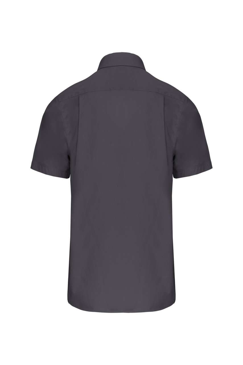 MEN'S SHORT-SLEEVED COTTON POPLIN SHIRT