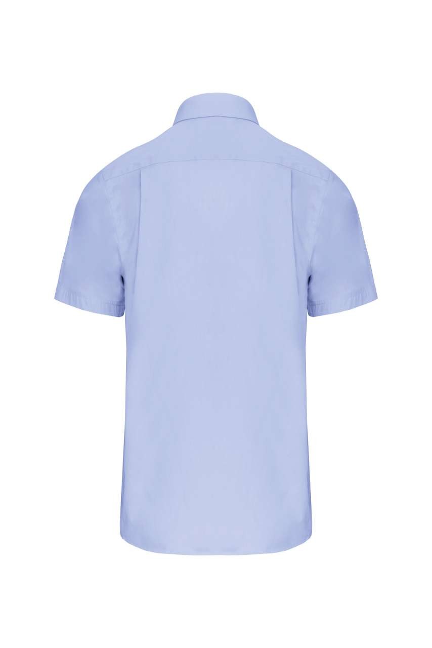 MEN'S SHORT-SLEEVED COTTON POPLIN SHIRT