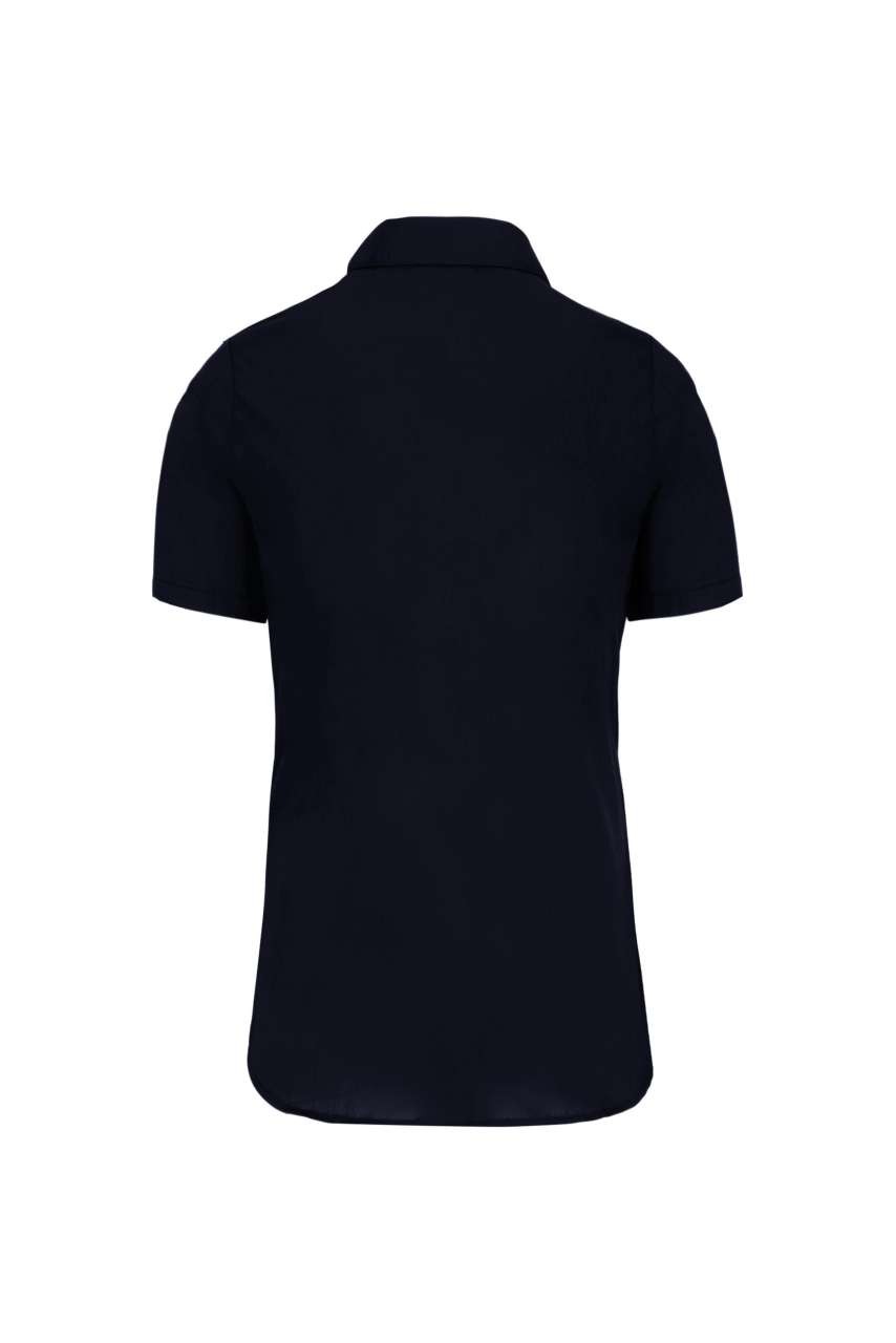 LADIES' SHORT-SLEEVED COTTON POPLIN SHIRT