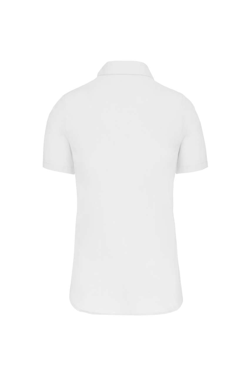 LADIES' SHORT-SLEEVED COTTON POPLIN SHIRT