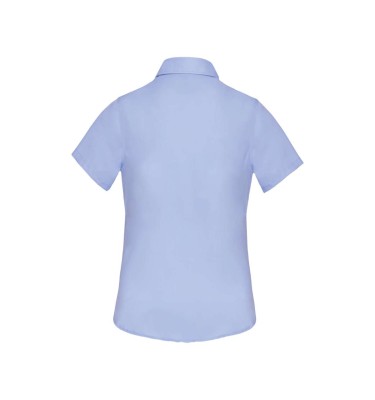 LADIES' SHORT-SLEEVED COTTON POPLIN SHIRT