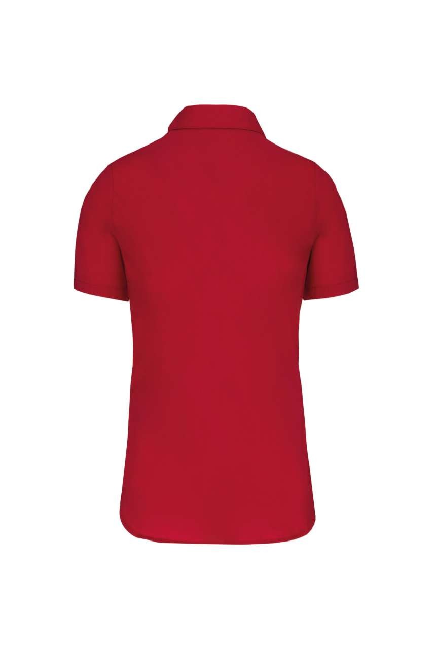 LADIES' SHORT-SLEEVED COTTON POPLIN SHIRT