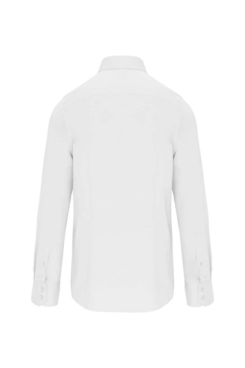 LONG-SLEEVED COTTON/ELASTANE SHIRT