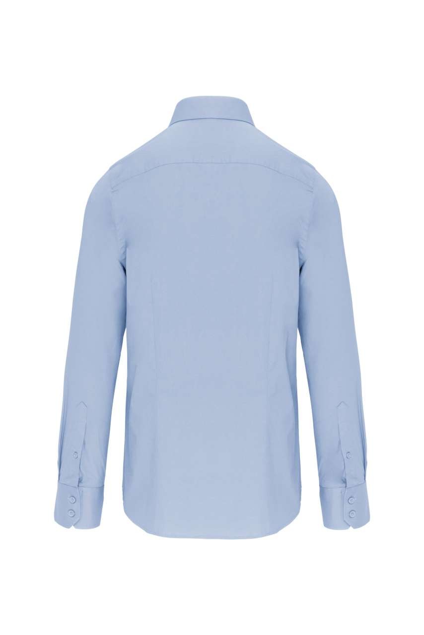 LONG-SLEEVED COTTON/ELASTANE SHIRT