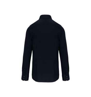 LONG-SLEEVED COTTON/ELASTANE SHIRT