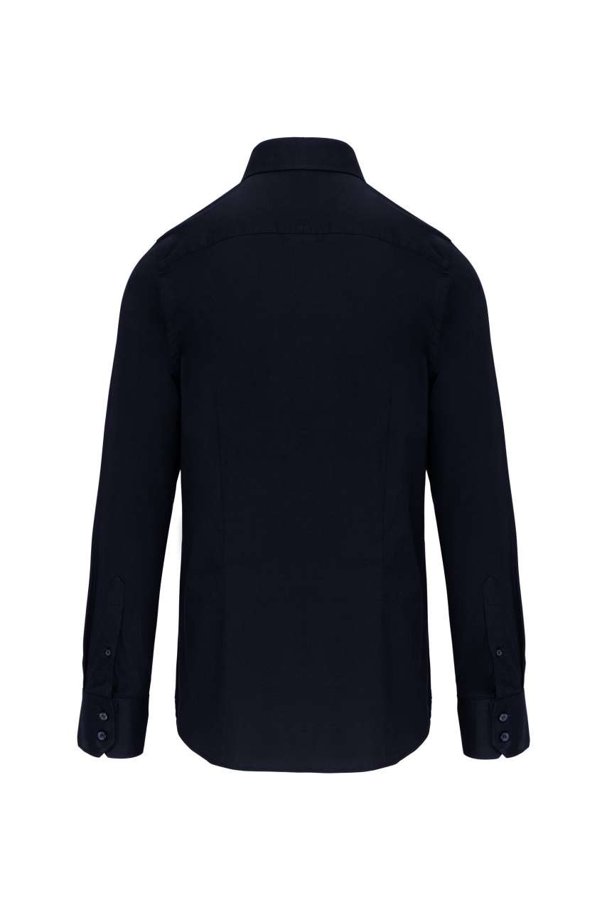 LONG-SLEEVED COTTON/ELASTANE SHIRT