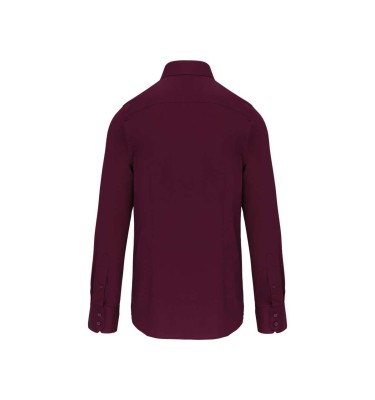 LONG-SLEEVED COTTON/ELASTANE SHIRT