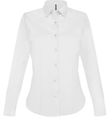 LADIES' LONG-SLEEVED STRETCH SHIRT