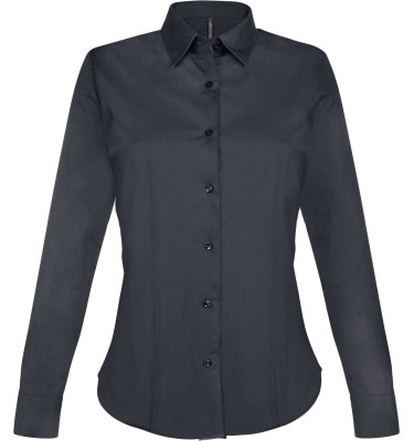 LADIES' LONG-SLEEVED STRETCH SHIRT