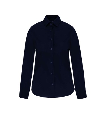 LADIES' LONG-SLEEVED STRETCH SHIRT
