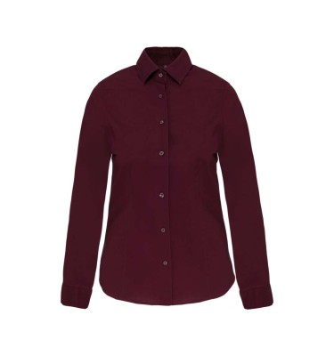 LADIES' LONG-SLEEVED STRETCH SHIRT