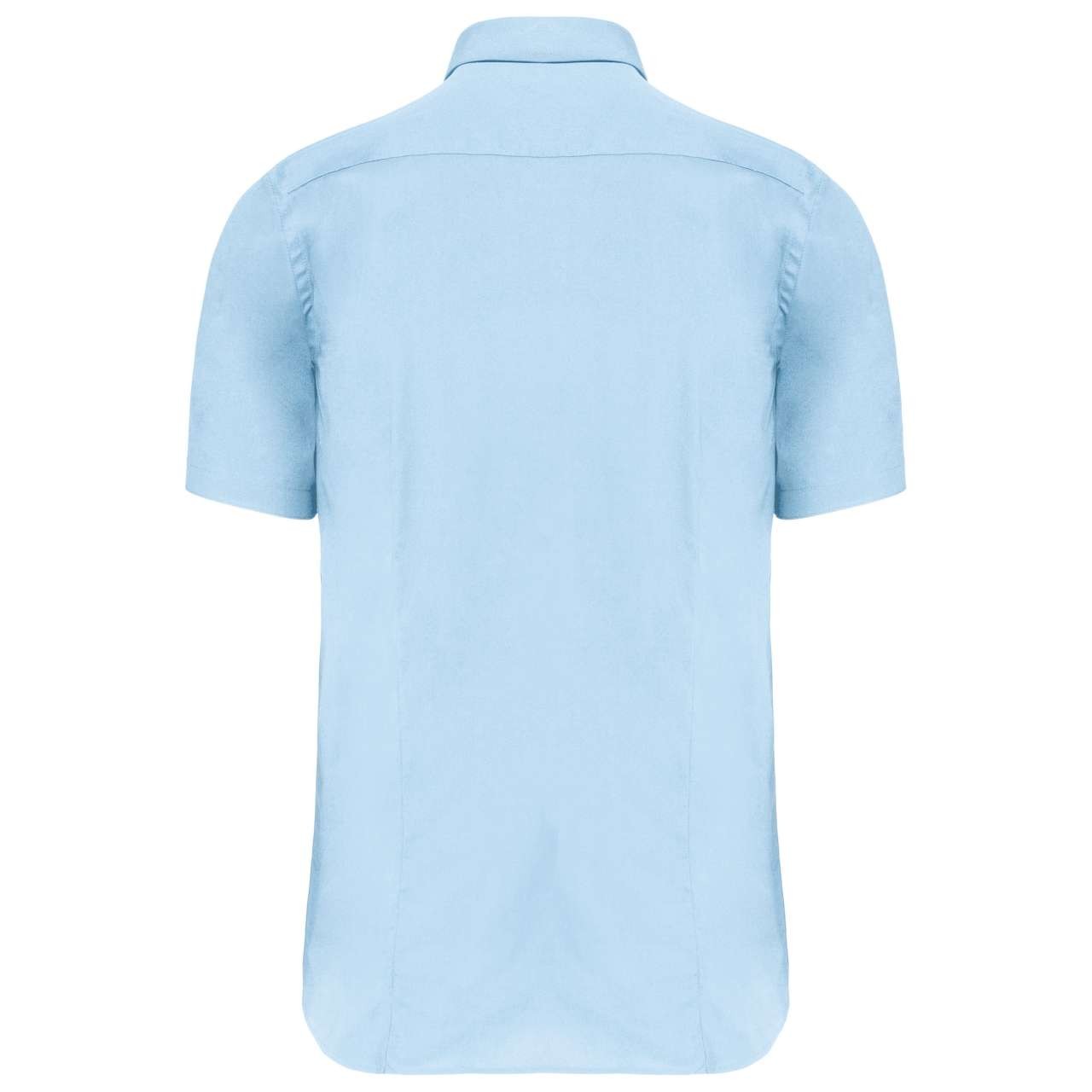 SHORT-SLEEVED COTTON/ELASTANE SHIRT